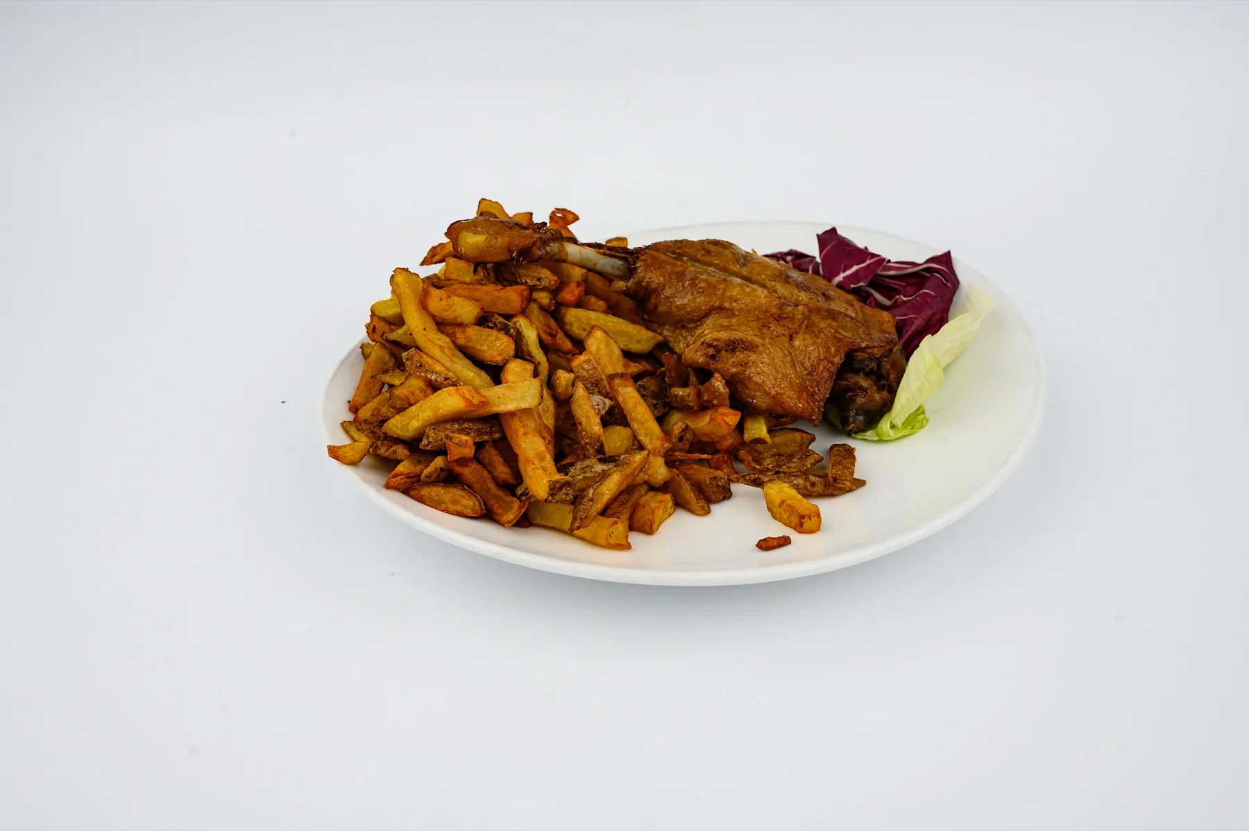 Confit de canard et ses frites