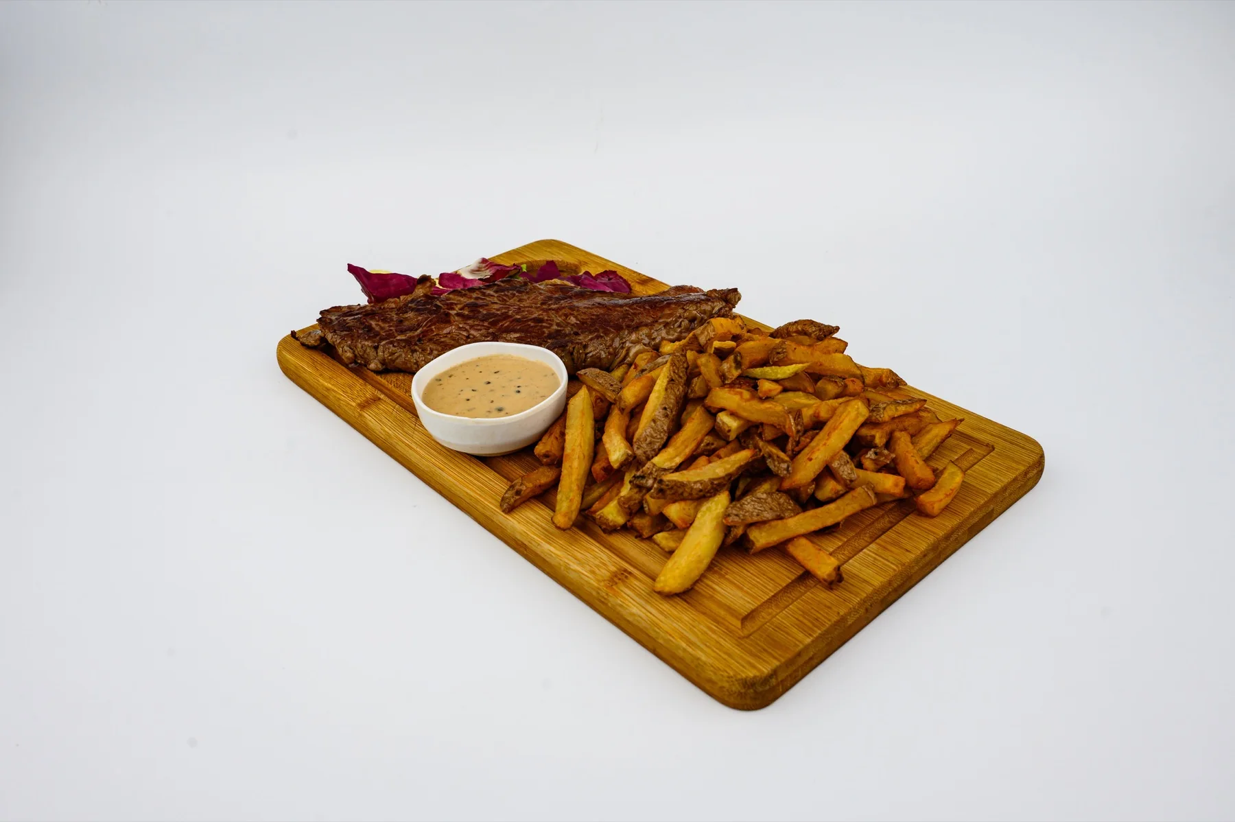 Faux-filet et frites maison de la Brasserie Lescure