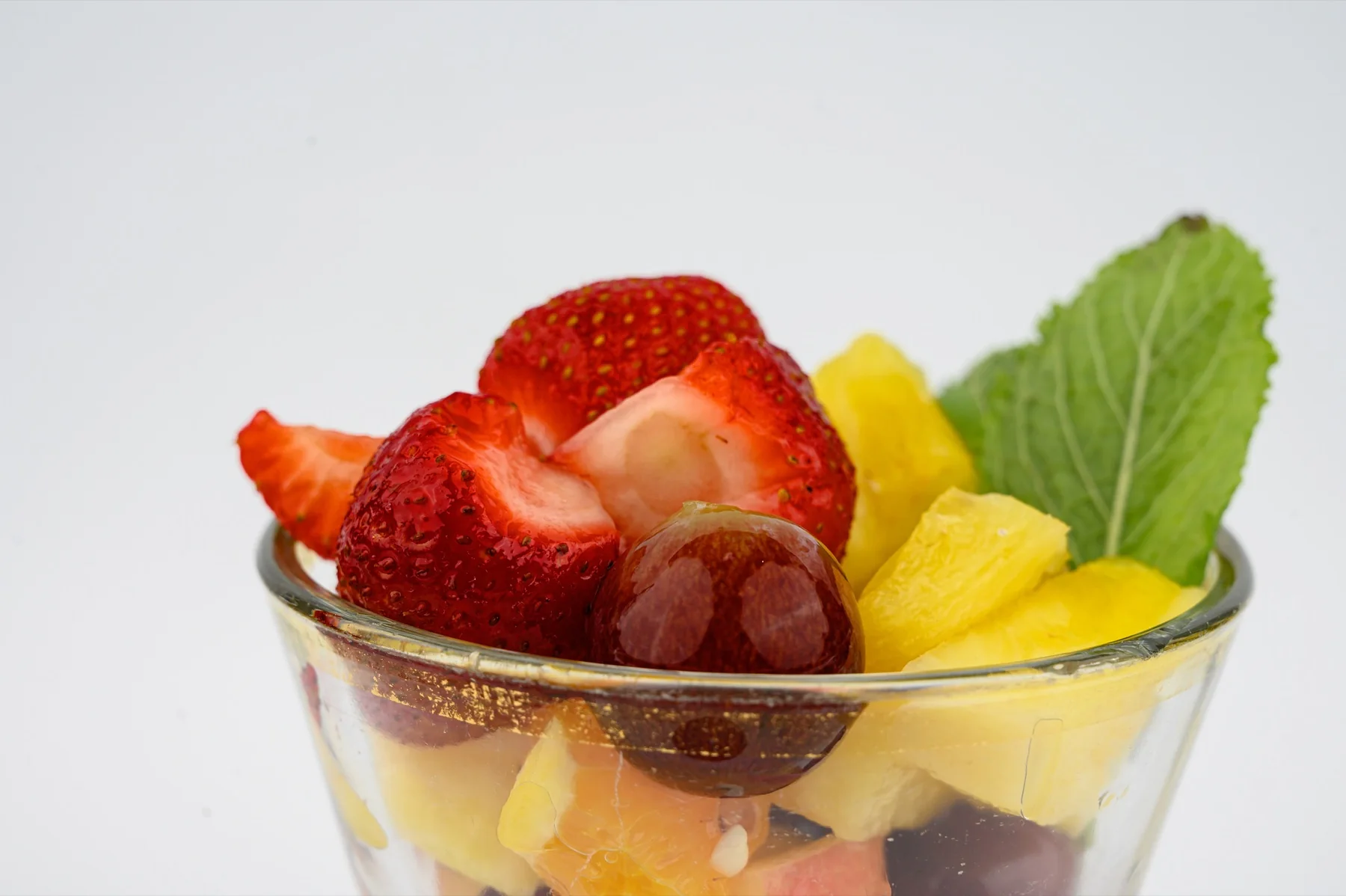 Salade de fruits frais préparée sur place
